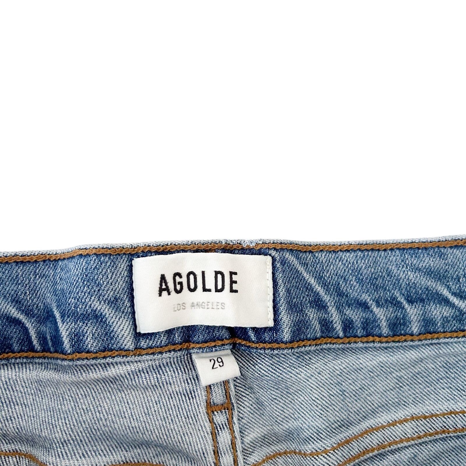 Agolde AGOLDE Nico Button Fly Jeans Sz 29 Size 29" - 2 Thumbnail