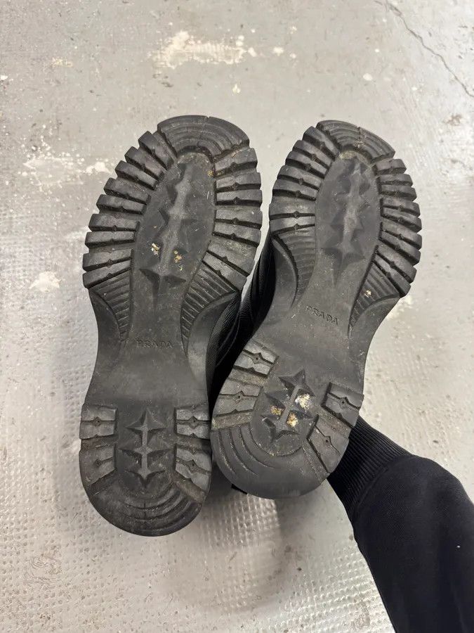 2000s Prada Black Leather Premium Archive Boots