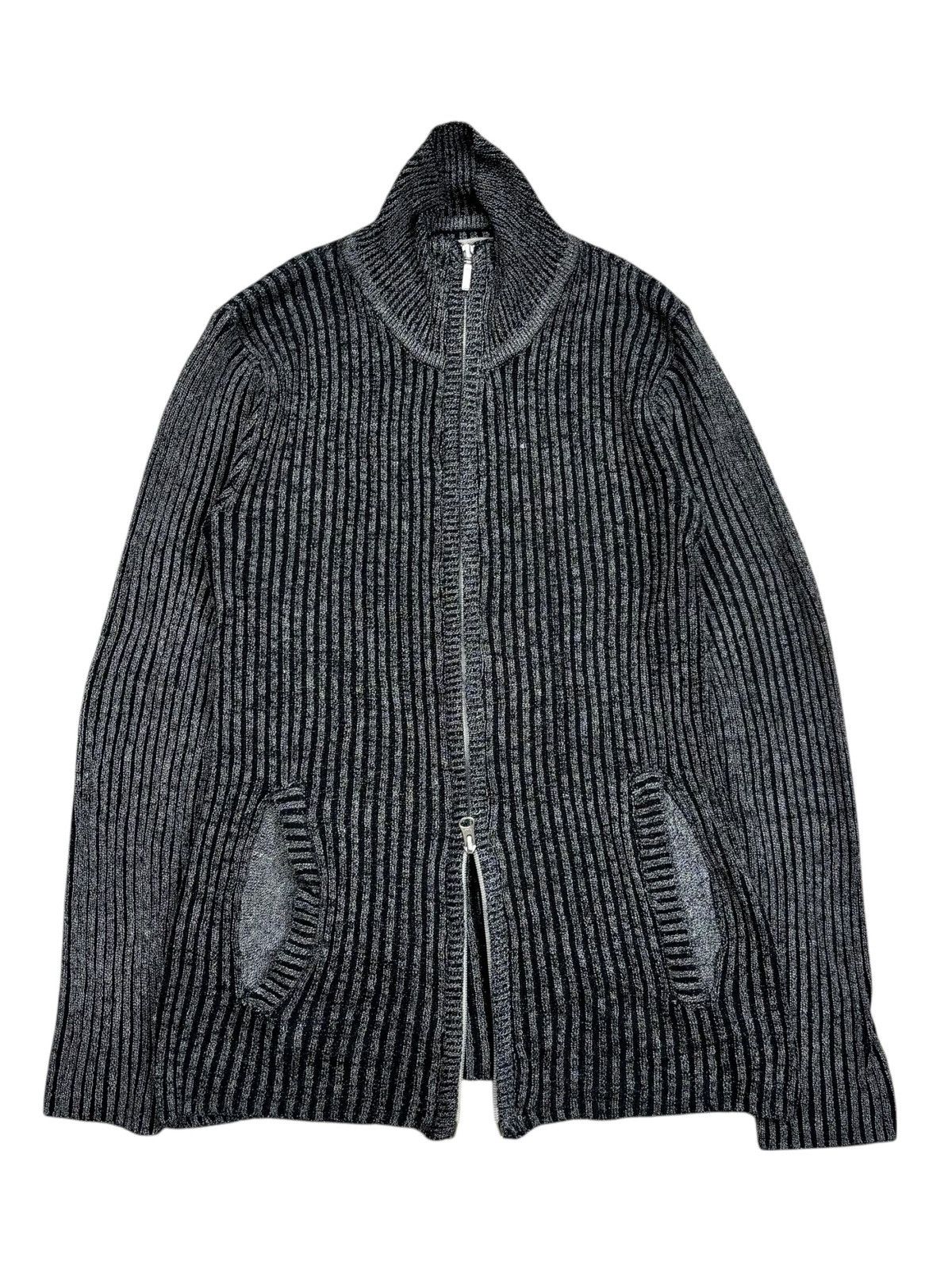 BUFFALO BOBS 2000s Cook Jeans - Waffle Knitted Jacket Size US M / EU 48-50 / 2 - 2 Thumbnail