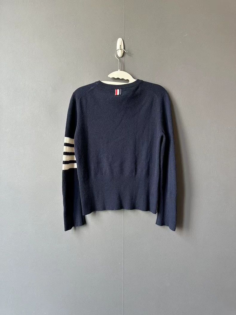 Thom Browne Thom browne Blue cashmere sweater 2503-Nextarrow Size US XS / EU 42 / 0 - 2 Thumbnail