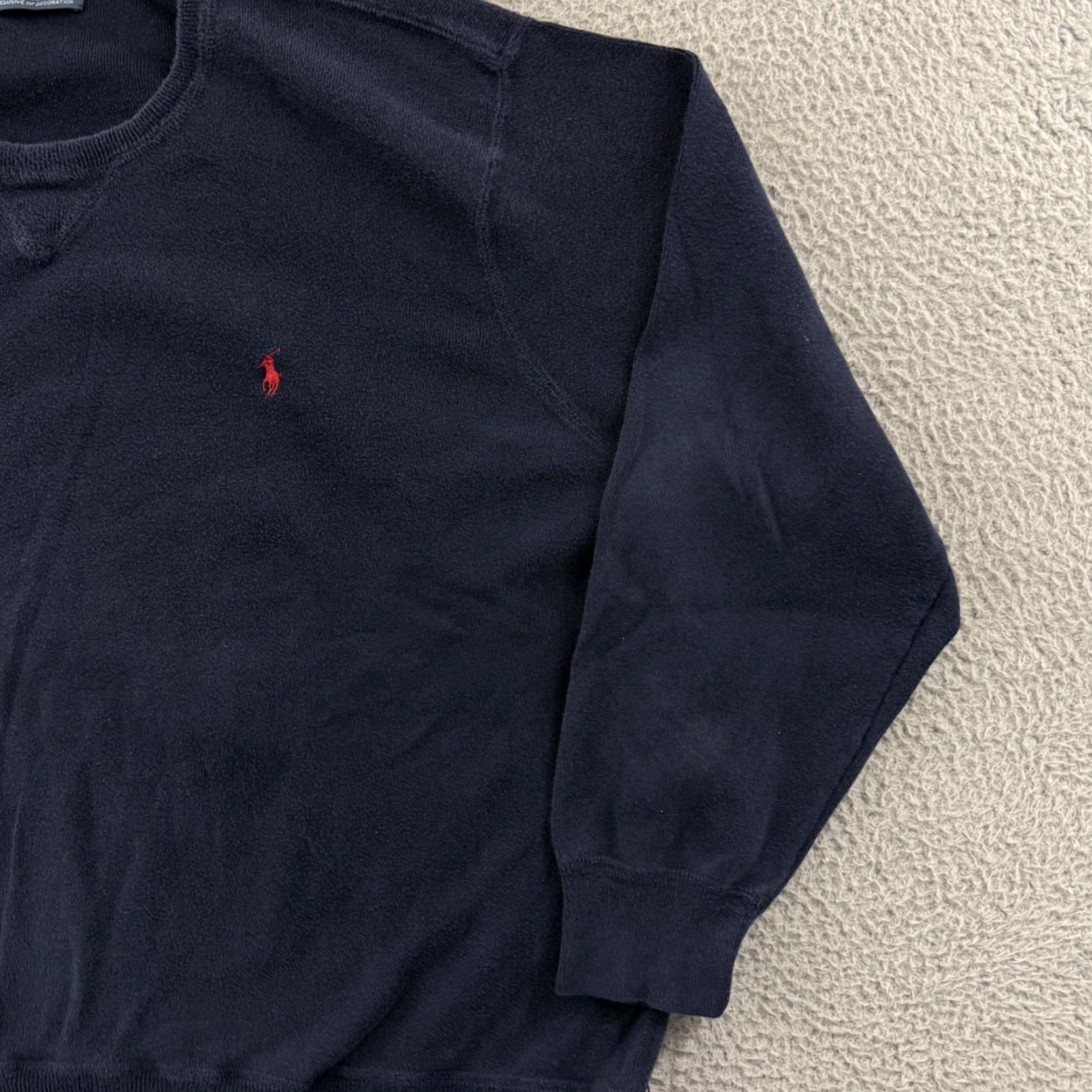 Polo Ralph Lauren VINTAGE Polo Ralph Lauren Sweater Mens 4XB Big Blue Crewneck Knit Preppy Outdoor Size US XXL / EU 58 / 5 - 5 Thumbnail