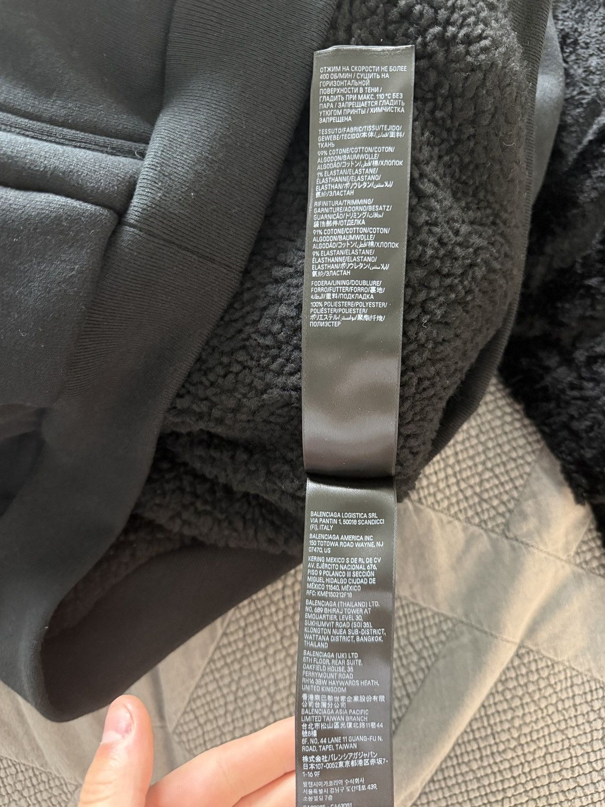 Balenciaga Balenciaga 3B Sherpa Hoodie Size US L / EU 52-54 / 3 - 7 Thumbnail