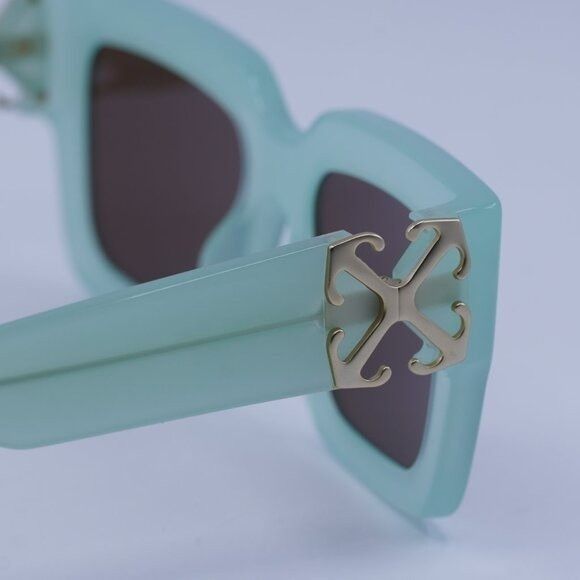 Off-White Off-White OERI14D MYSTIC 5364 Sunglasses Sage Square Frame Size ONE SIZE - 9 Thumbnail