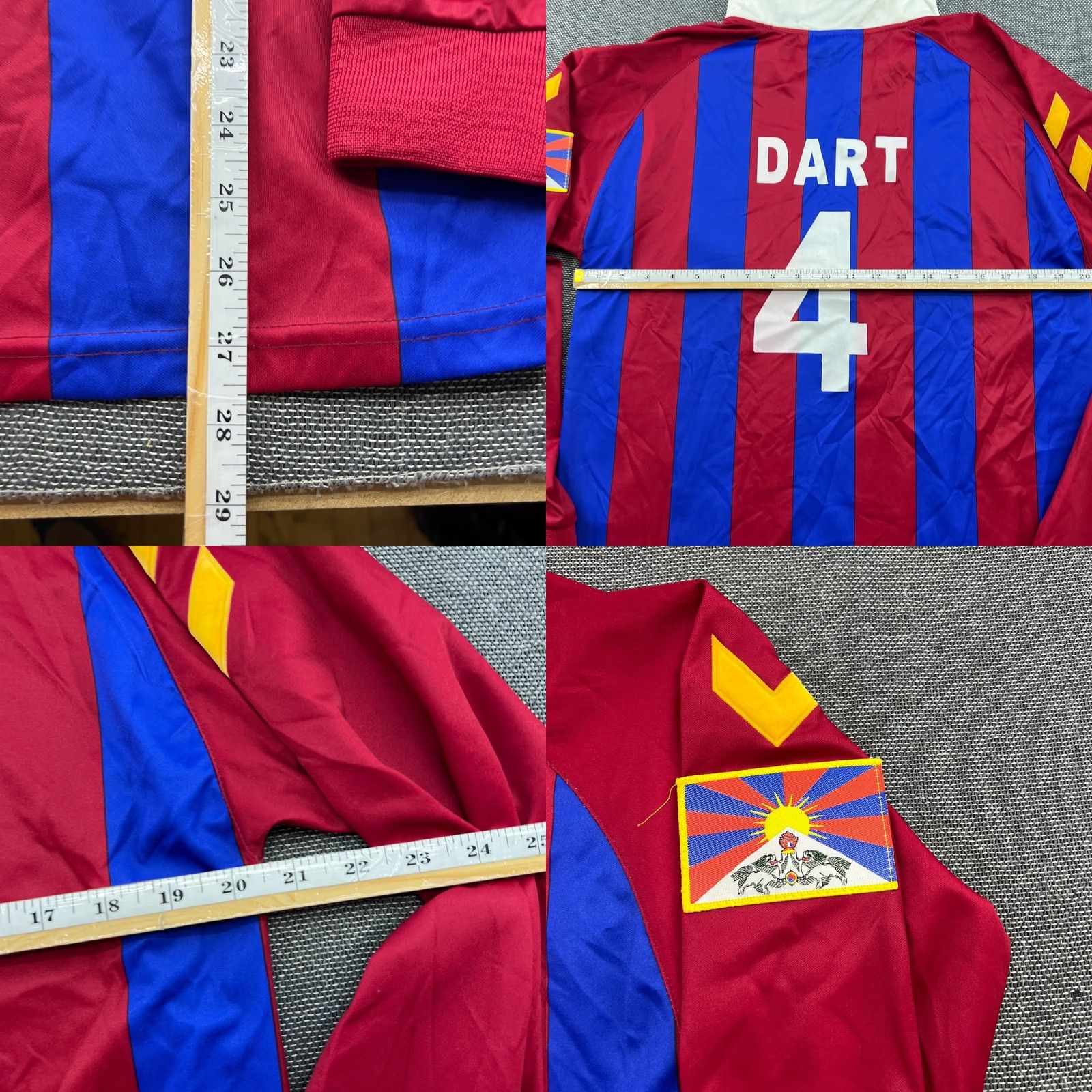 Hummel Hummel Football Jersey Mens Shirt Long Sleeve Multicolor 100% Polyester Athletic Quick Dry Moisture Wicking Large XS? Size US M / EU 48-50 / 2 - 8 Thumbnail