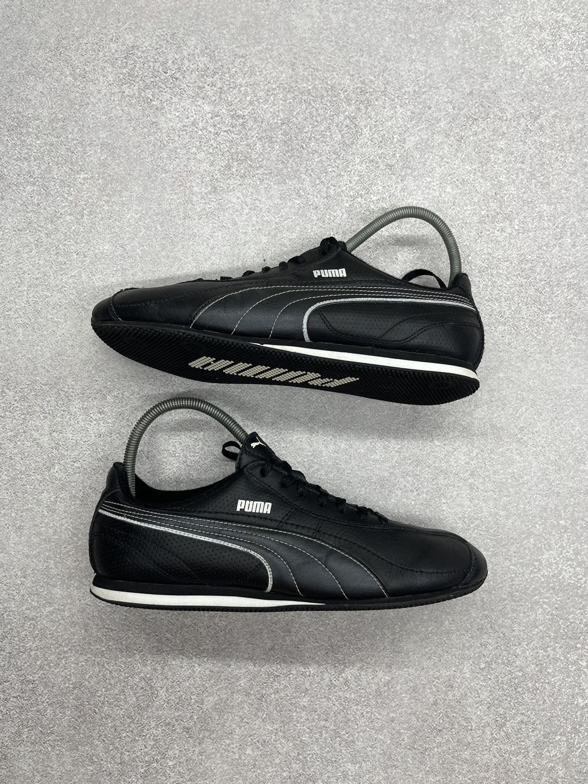 Puma Vintage Puma Speedcat Leather Sneakers Black Japan Style Y2K Size US 7.5 / EU 40-41 - 3 Thumbnail