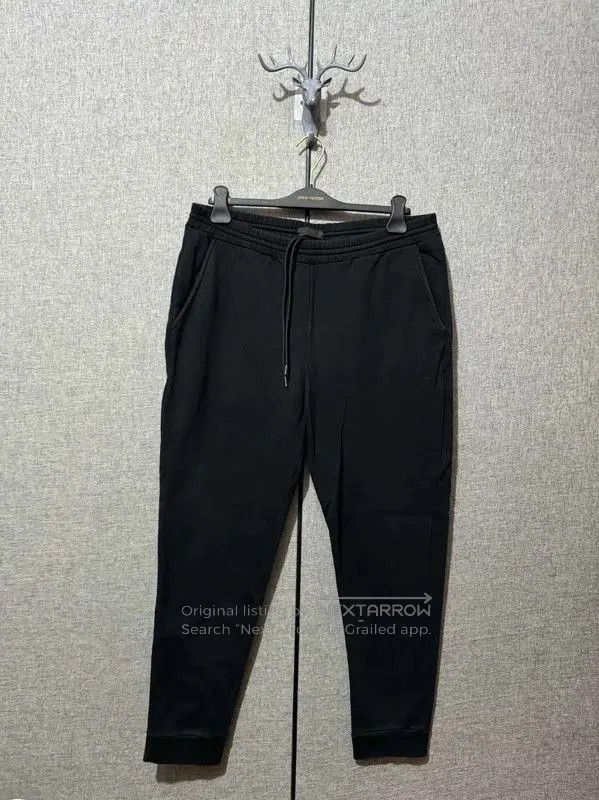 Prada Prada Black Cotton Logo Embroidered Casual Pants. Size US 36 / EU 52 - 1 Thumbnail