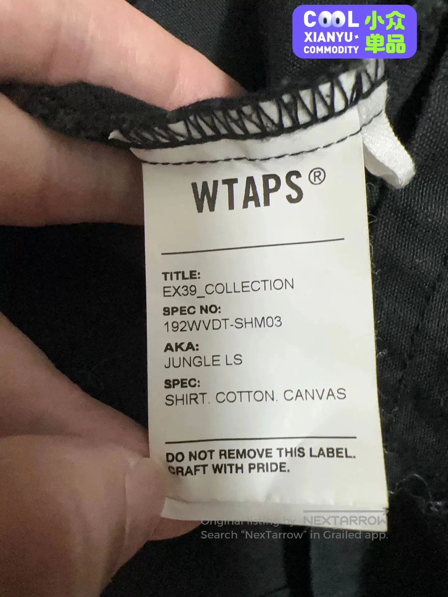 Wtaps WTAPS Cotton Canvas Four. Size US L / EU 52-54 / 3 - 4 Thumbnail