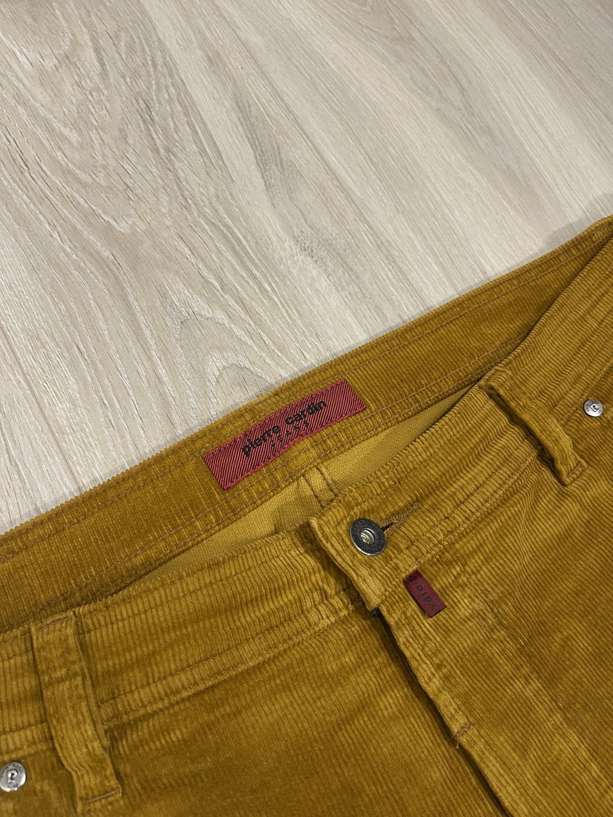 Pierre Cardin Pierre cardin corduroy mustard pants beige W44 Size US 44 / EU 60 - 3 Thumbnail