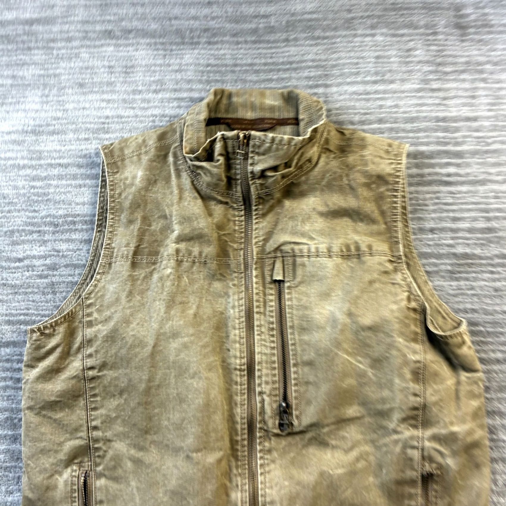 Vintage Kuhl Burr Vest Mens Small Vintage Patina Dye Fleece Lined Sleeveless Hiking Size US S / EU 44-46 / 1 - 3 Thumbnail
