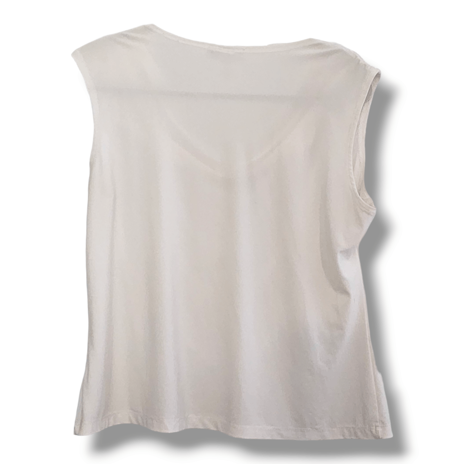 Other Dressbarn Sleeveless Blouse Women XL Ivory Cream color Size XL / US 12-14 / IT 48-50 - 2 Thumbnail