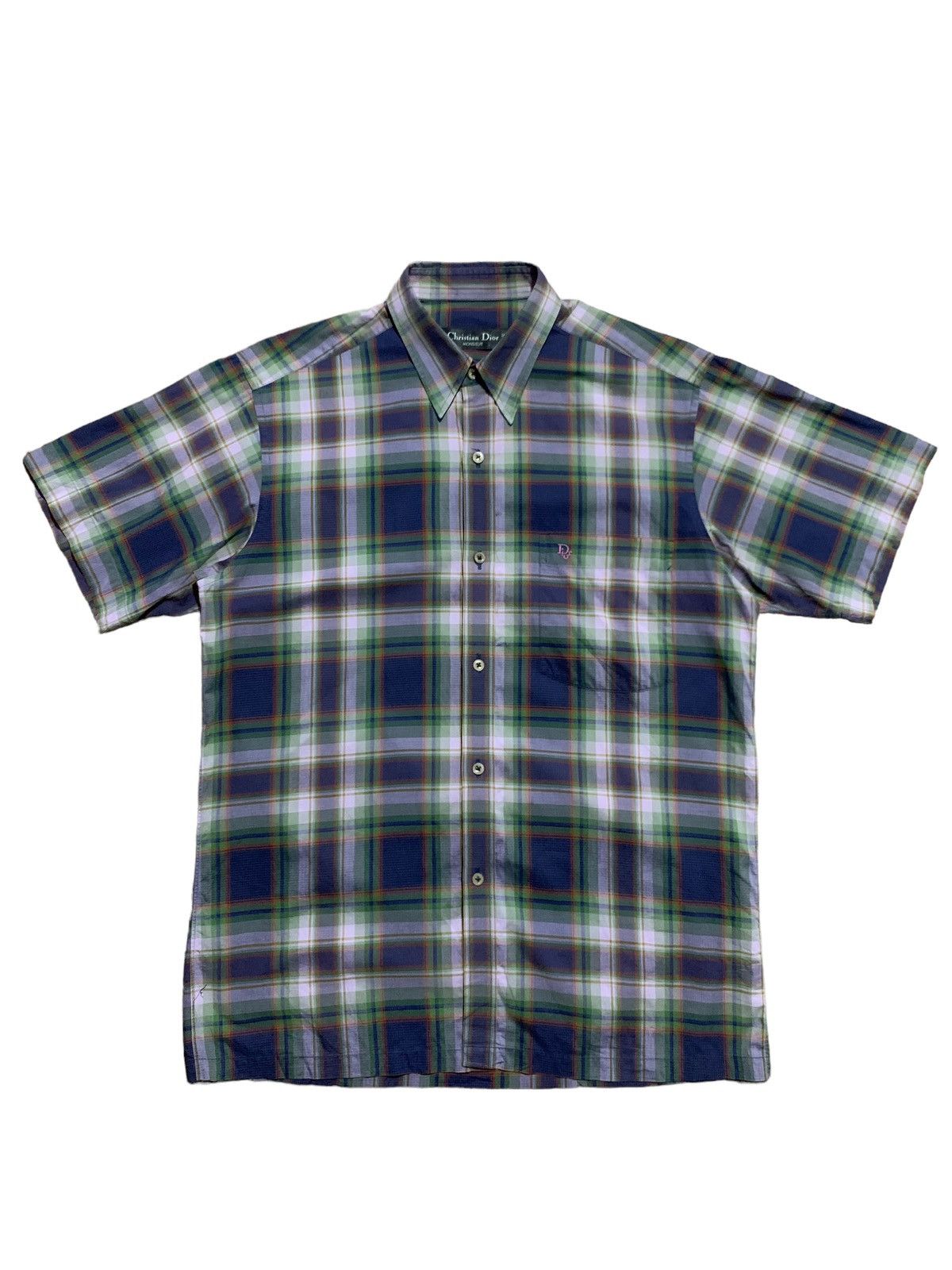 Dior Vintage christian dior monsieur tartan plaid shirt dior Size US L / EU 52-54 / 3 - 1 Thumbnail