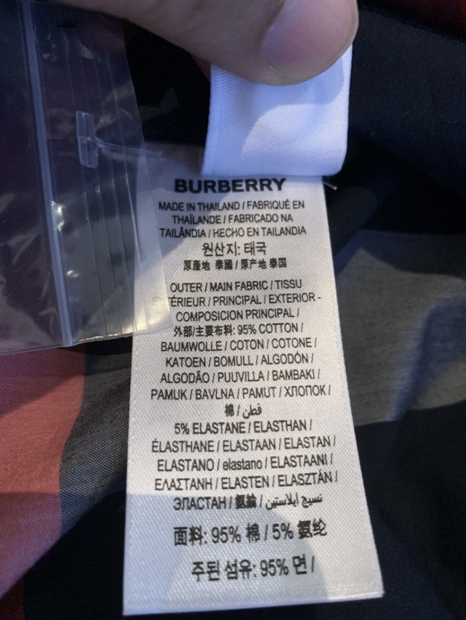 Burberry BURBERRY tartan Navy shirt medium Size US M / EU 48-50 / 2 - 8 Thumbnail