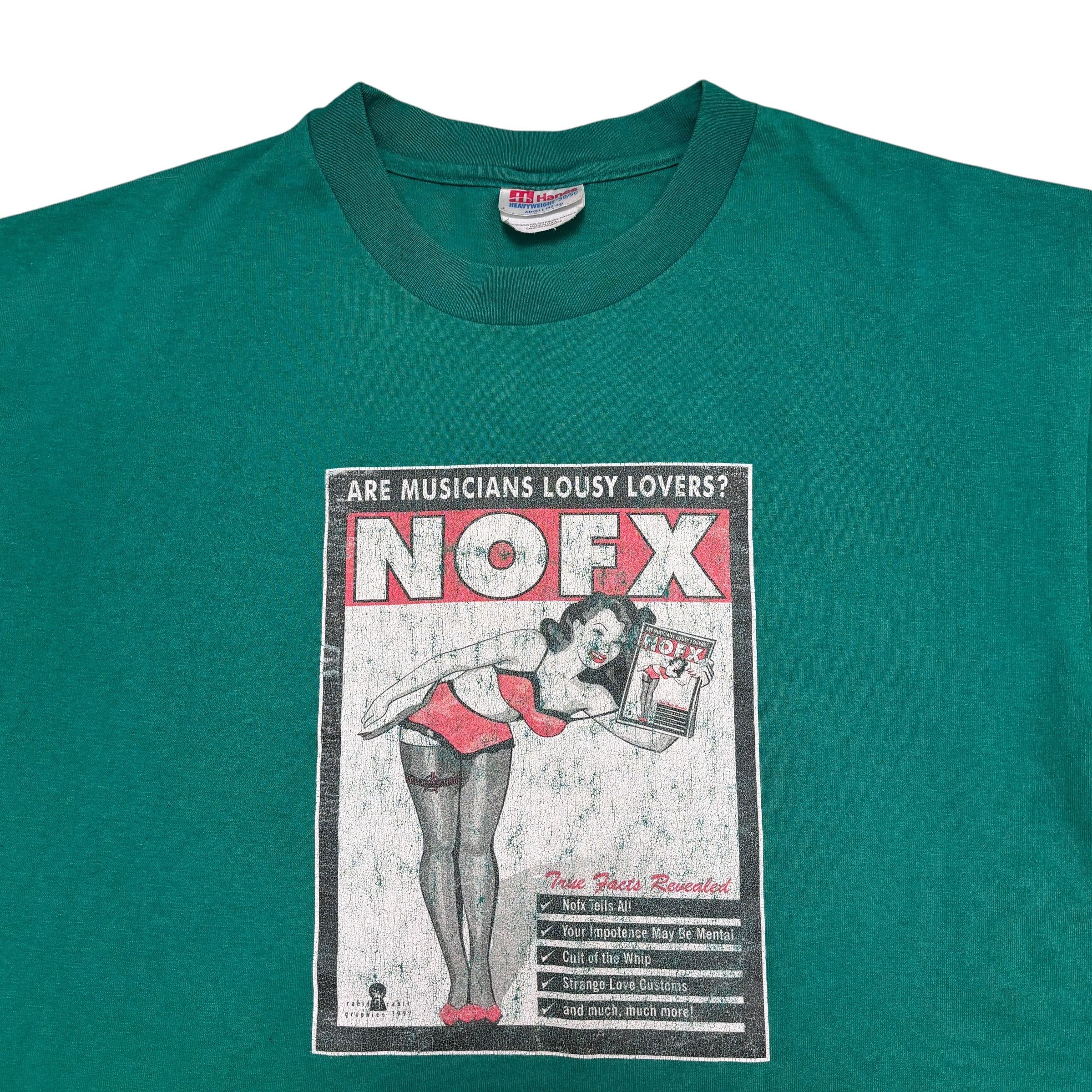 Band Tees Vintage Nofx Shirt 1997 Tour Concert Punk Rock Band Tee Size US L / EU 52-54 / 3 - 4 Thumbnail