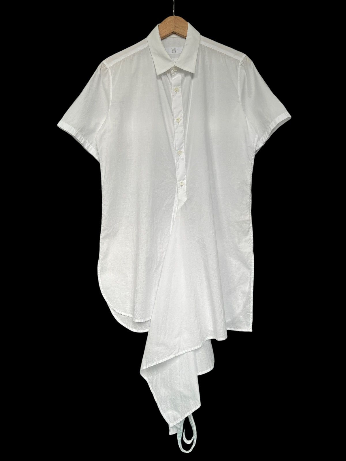 Yohji Yamamoto Archive 1990 Y’s Runaway Asymmetrical Button Shirt Size US M / EU 48-50 / 2 - 2 Thumbnail