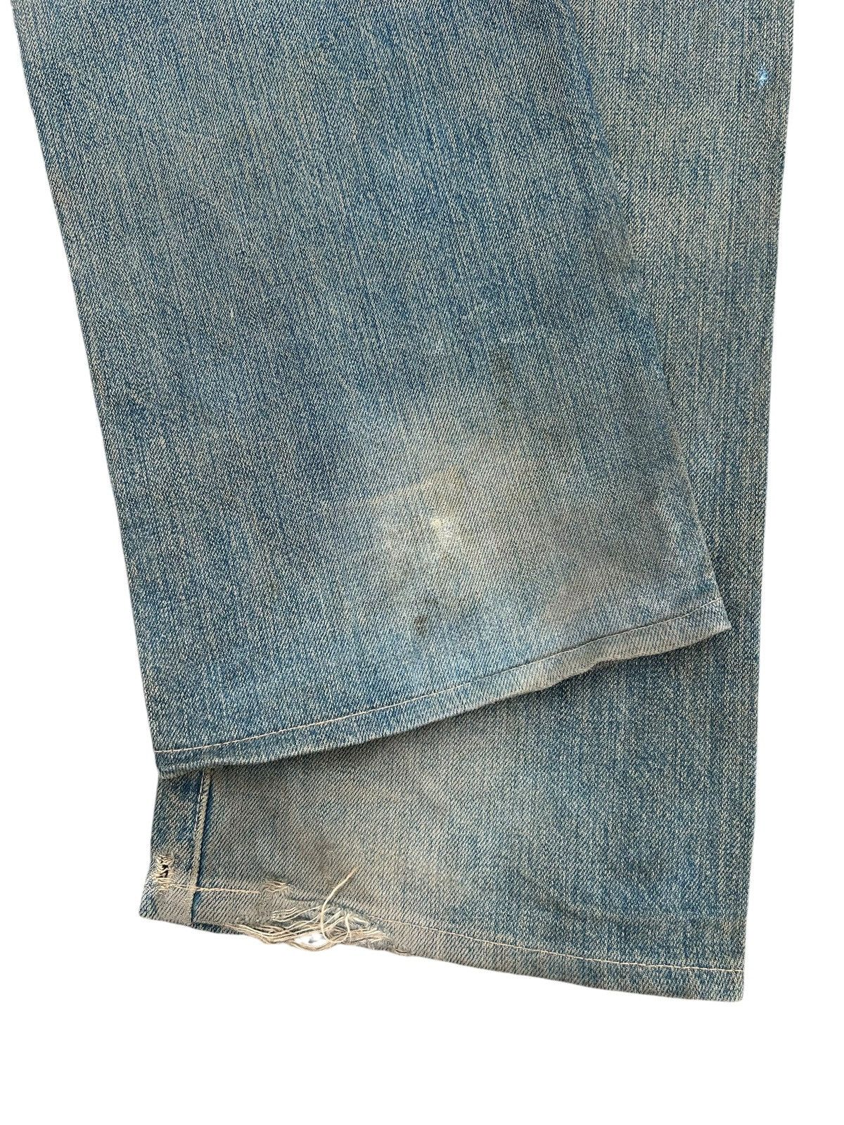 Kapital Thrashed Vintage Levis Big E Selvedge Rusty Faded Denim Jean Size US 31 - 16 Thumbnail