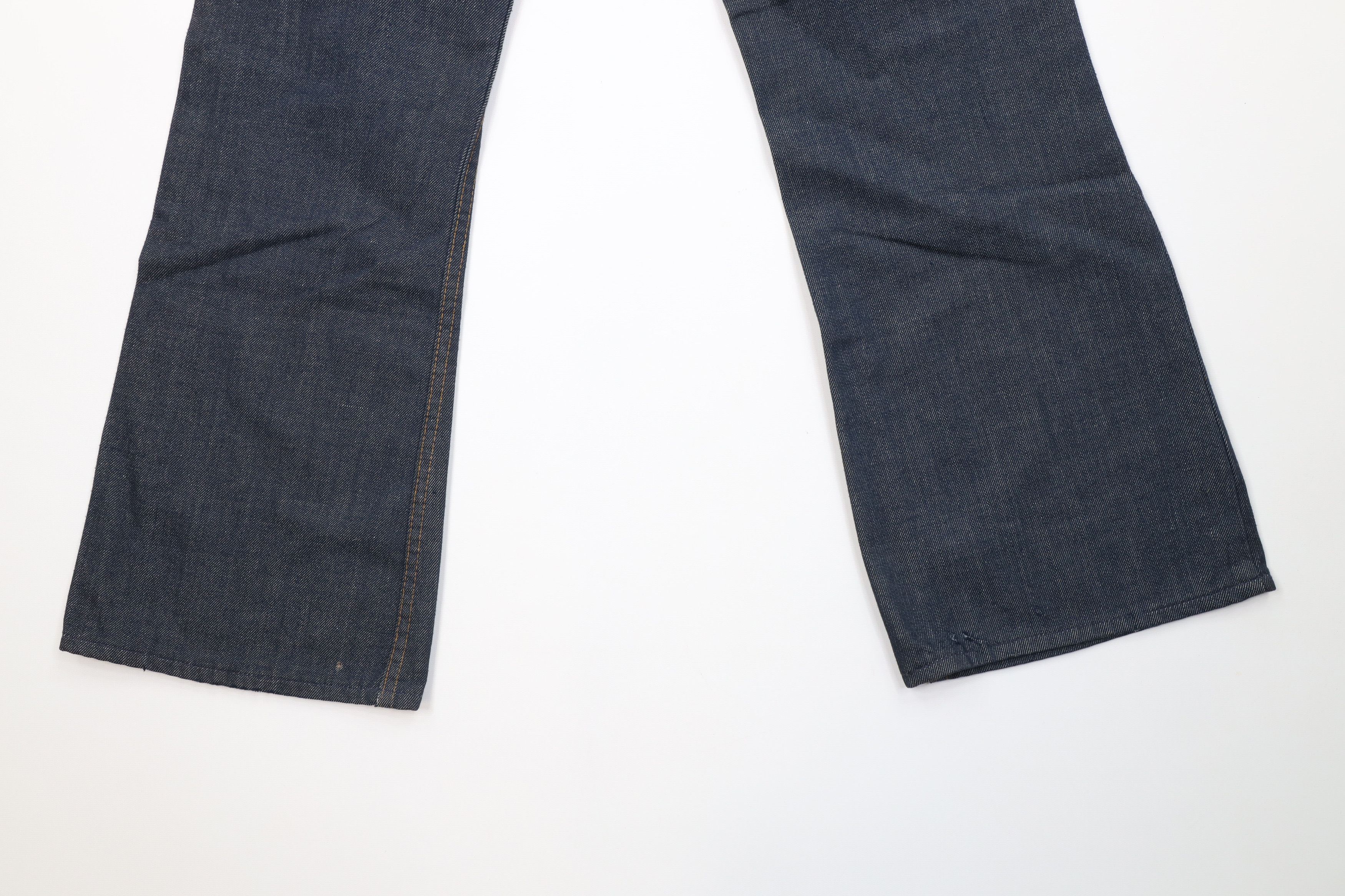 Vintage Vintage 70s Streetwear Wide Leg Denim Jeans Indigo Blue USA Size US 28 / EU 44 - 12 Thumbnail