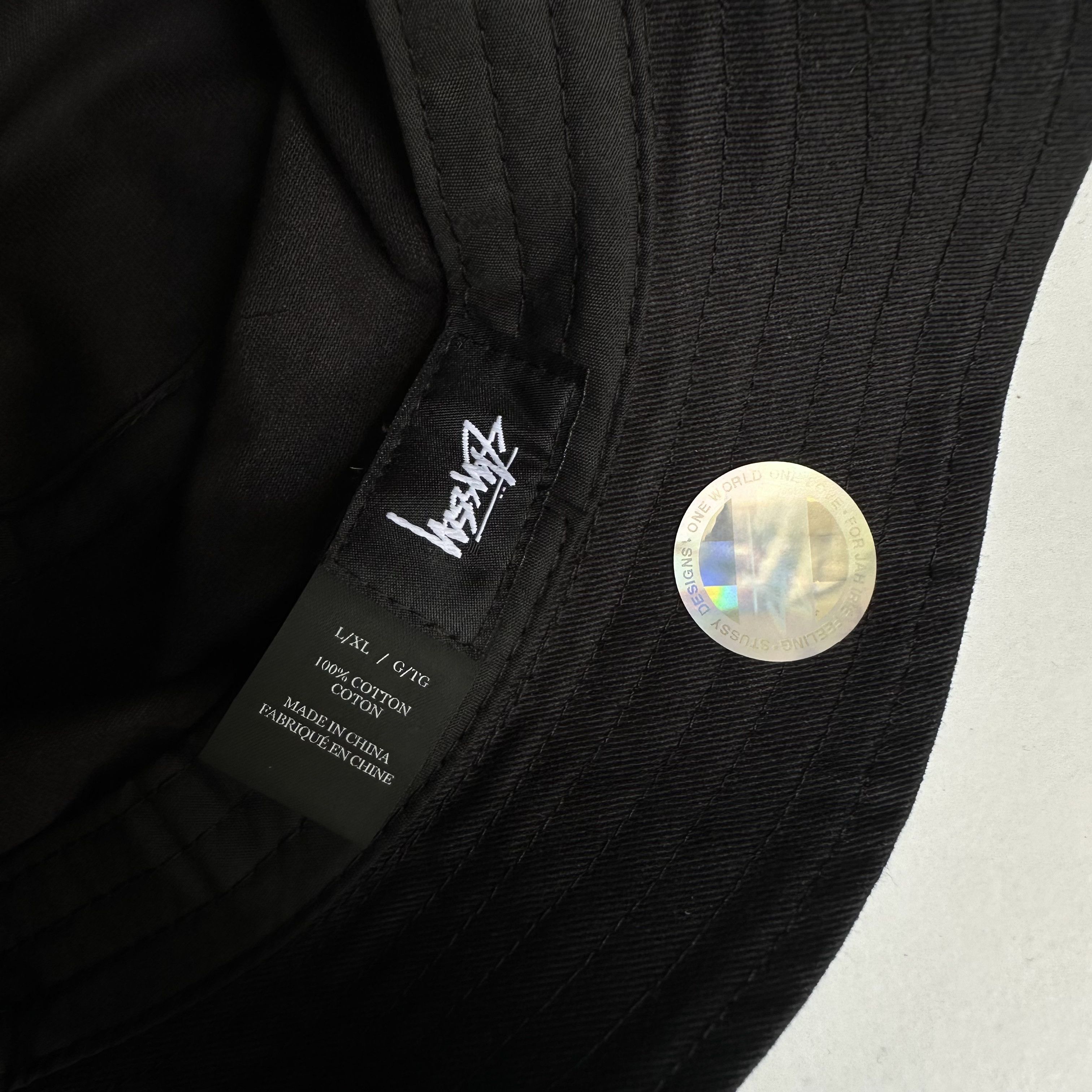 Stussy STUSSY BUCKET HAT MONTECARLO BLACK L/XL Size ONE SIZE - 4 Thumbnail