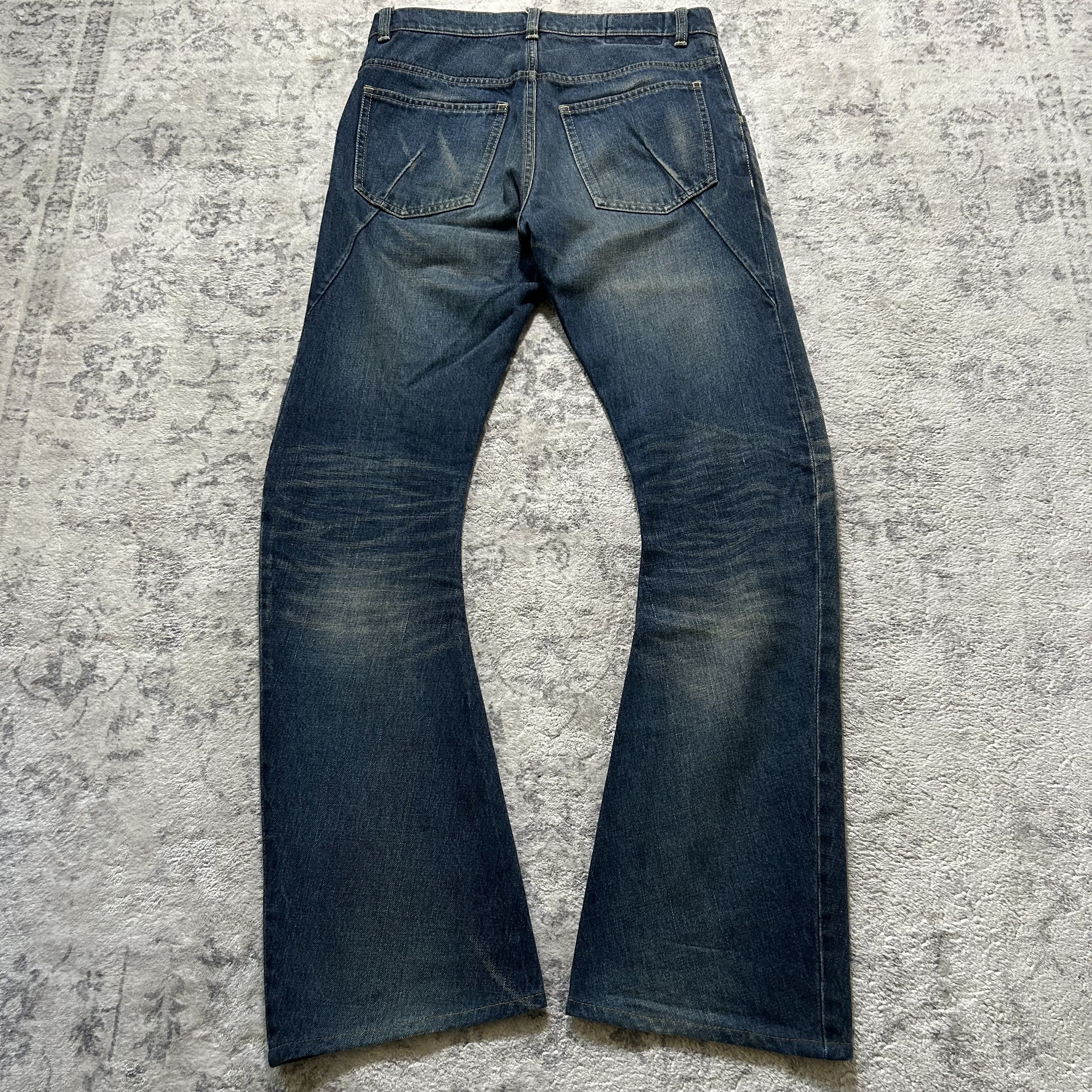 Kazuyuki Kumagai Attachment Kazuyuki Kumagai Attachment J-Cut Bootcut Flared Denim Jeans Size US 30 / EU 46 - 9 Thumbnail