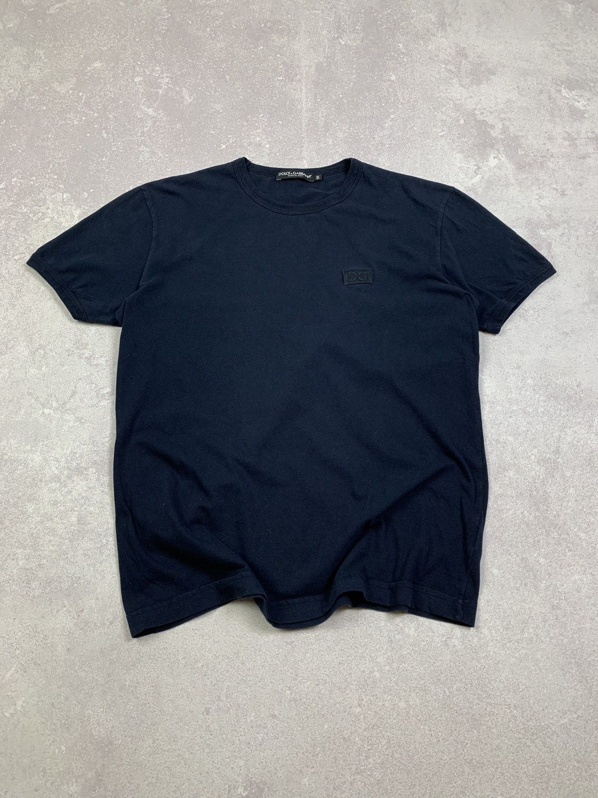 Dolce & Gabbana Dolce Gabbana Blue Logo tee Size M Size US M / EU 48-50 / 2 - 2 Thumbnail