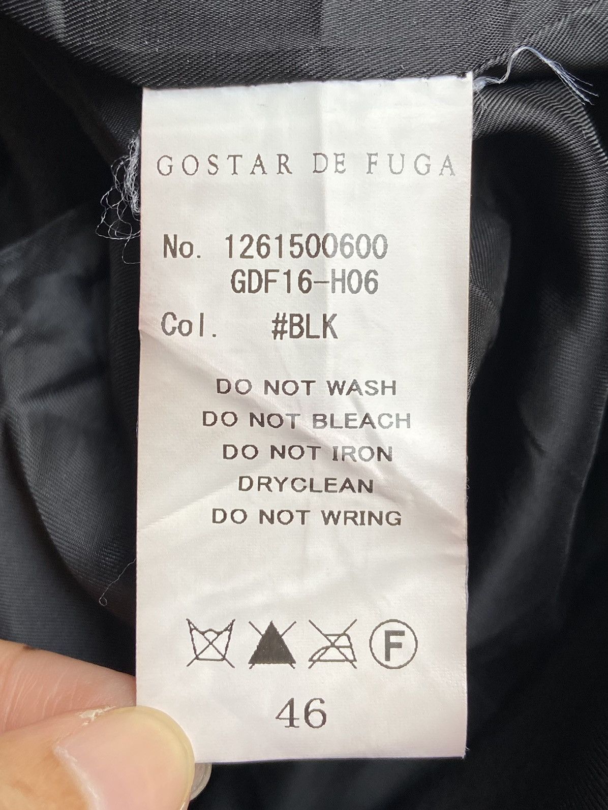 GOSTAR DE FUGA GOSTAR DE FUGA Black Zippers Jacket Size US S / EU 44-46 / 1 - 12 Thumbnail