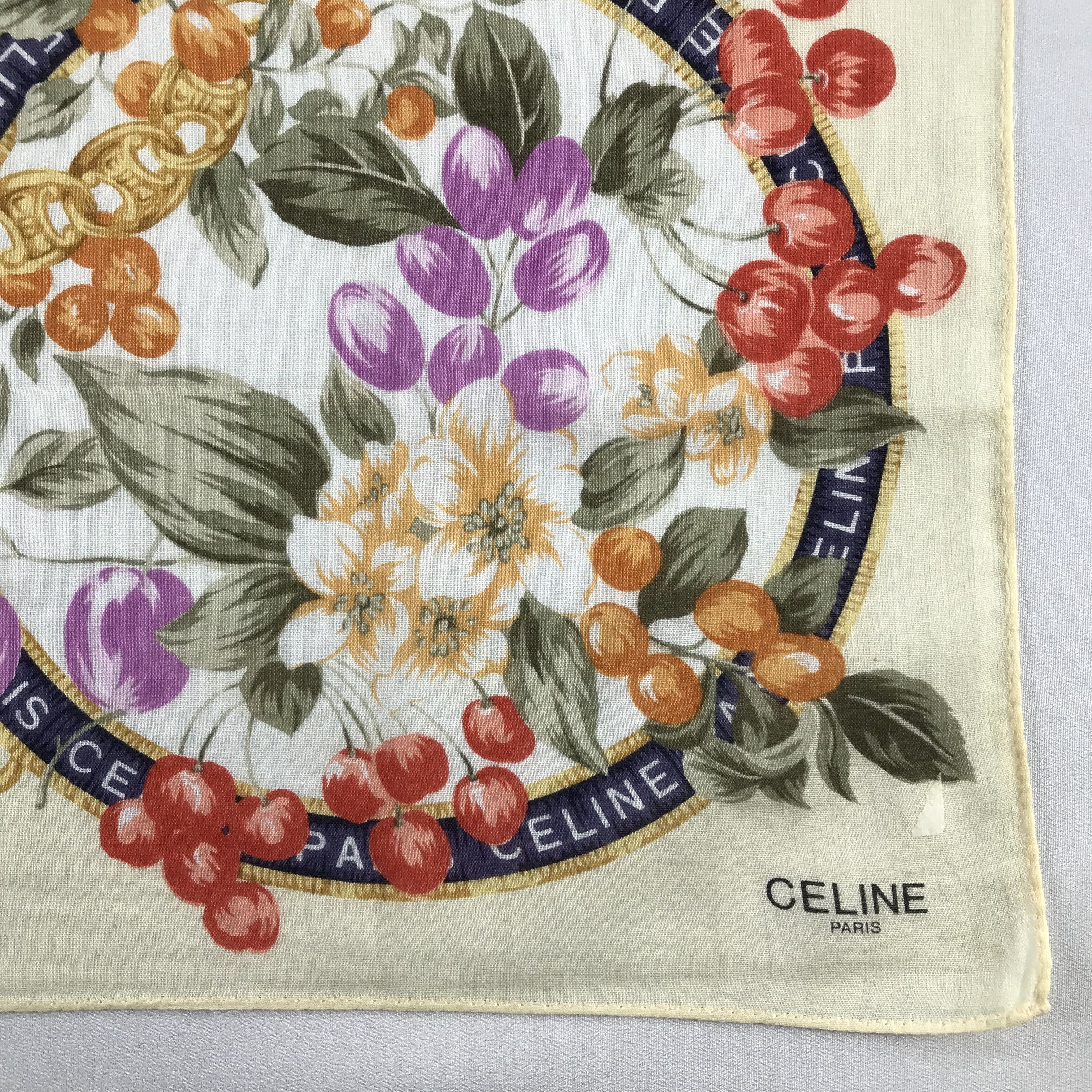 Celine Celine Handkerchief / Bandana / Neckerchief C629 Size ONE SIZE - 5 Thumbnail