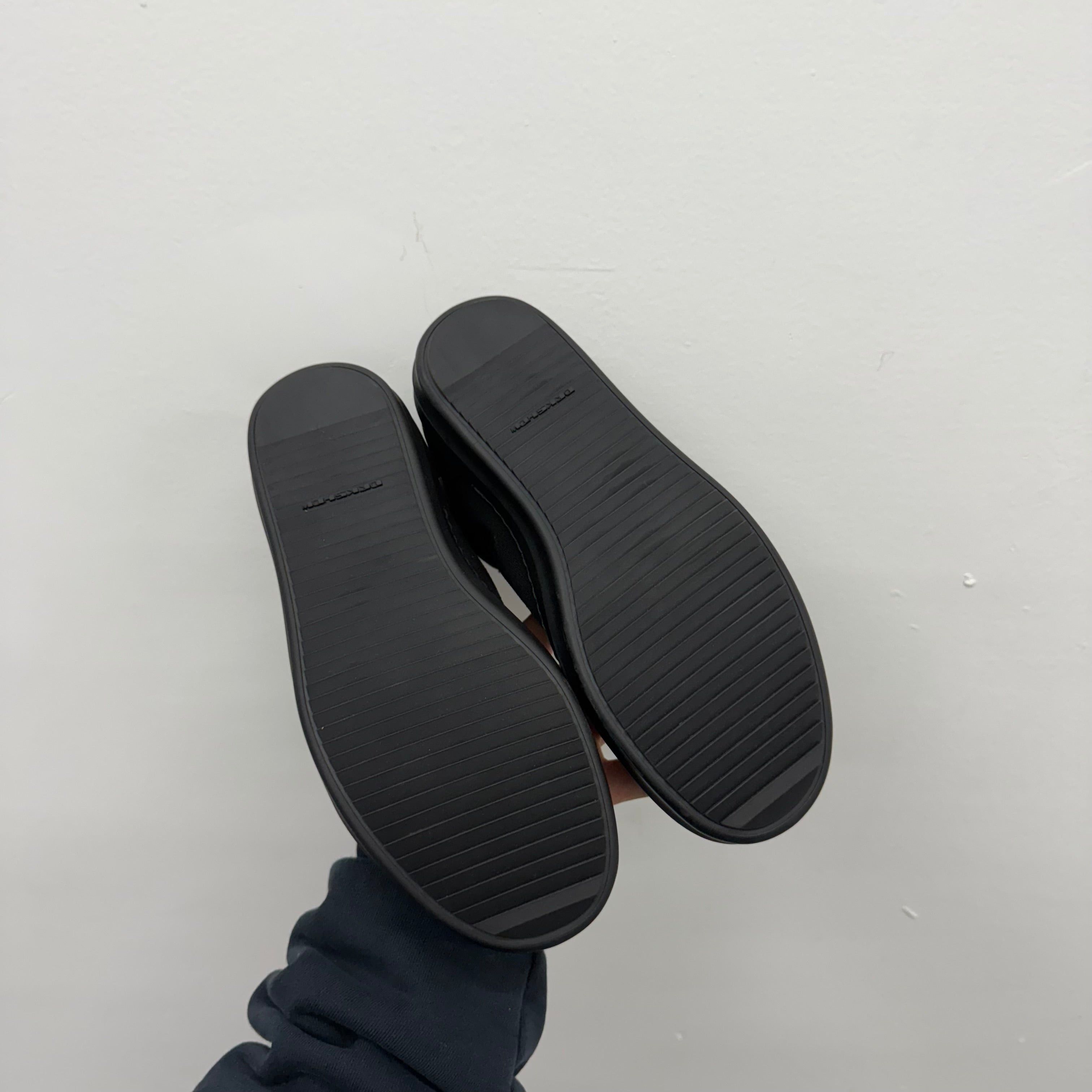 Rick Owens Vans High Triple Black - Size 39 (US 6)