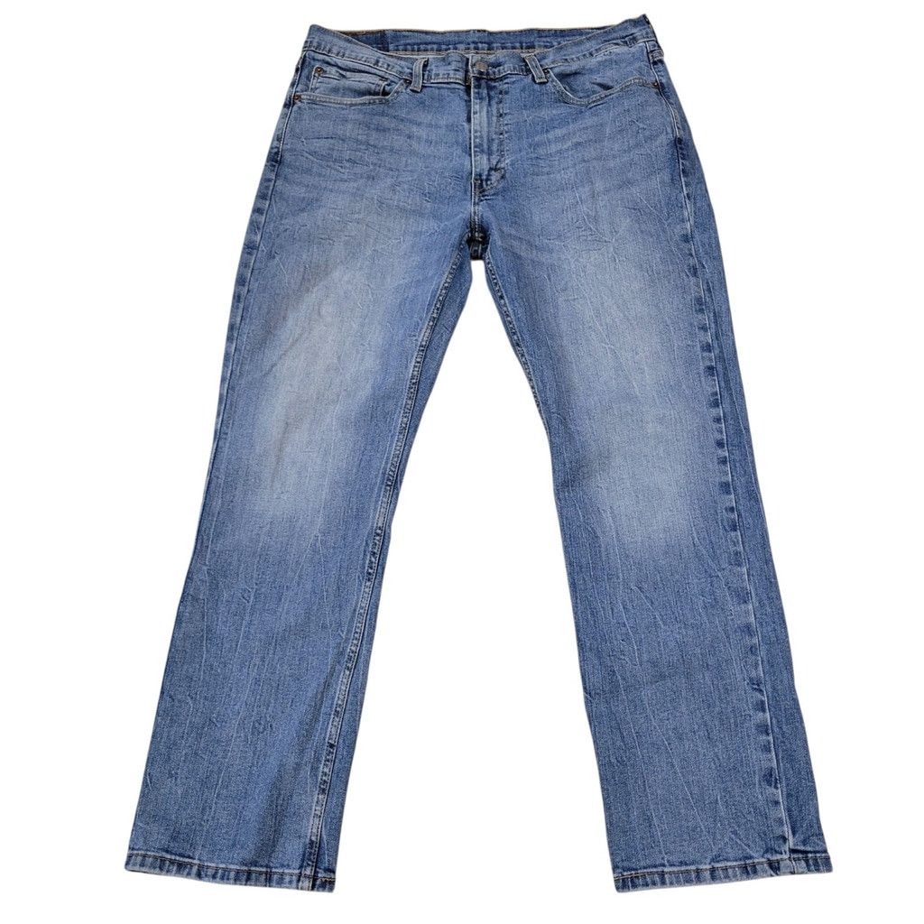 Levi's Levi's 514 Straight Leg Blue Cotton Elastane Blend Size US 36 / EU 52 - 3 Thumbnail