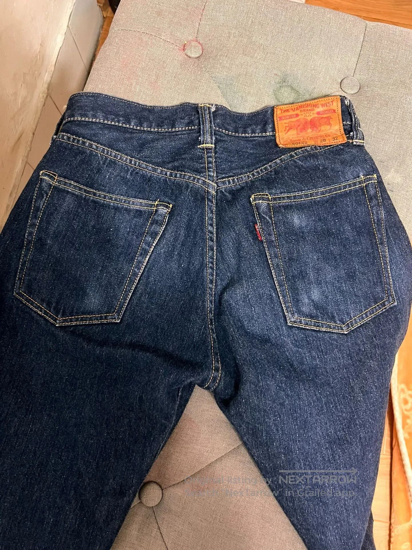 Freewheelers FREEWHEELERS 601XX 1951 Raw Denim Jeans 28. Size US 28 / EU 44 - 3 Thumbnail