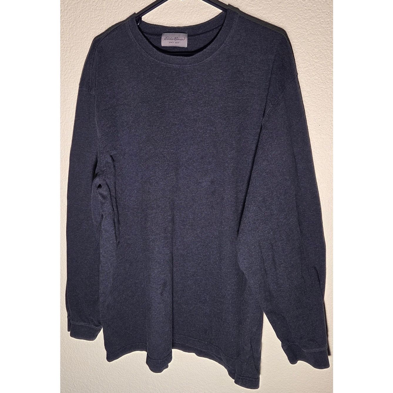 Eddie Bauer Eddie Bauer Men's Long Sleeve Crew - Indigo - XXL Size US XXL / EU 58 / 5 - 5 Thumbnail