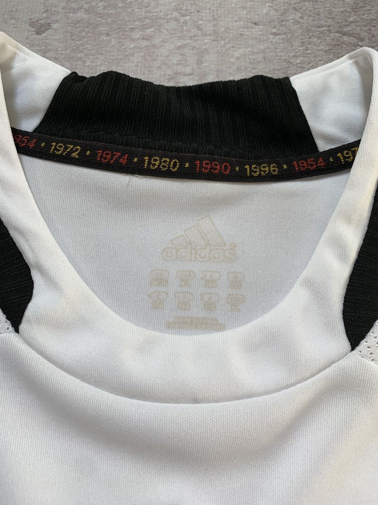 Vintage ADIDAS SOOCER JERSEY GERMANY DEUTSCHLAND 2008 HOME T-SHIRT Size US XL / EU 56 / 4 - 9 Thumbnail