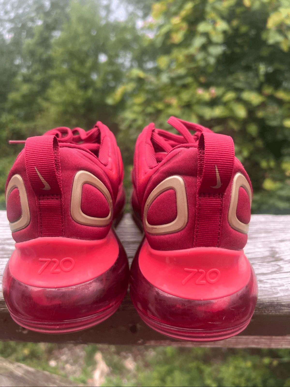 Nike Nike Air Max 720 (GS) AQ3195-600 Team Crimson Red Sz 7 Youth Size US 7 / EU 40 - 3 Thumbnail