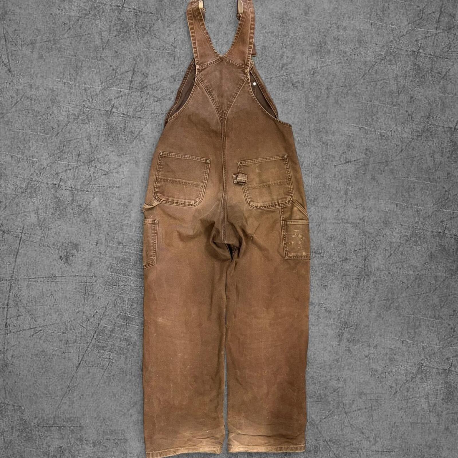 Carhartt Vintage Mocha Carhartt Overalls Size US 34 / EU 50 - 6 Thumbnail
