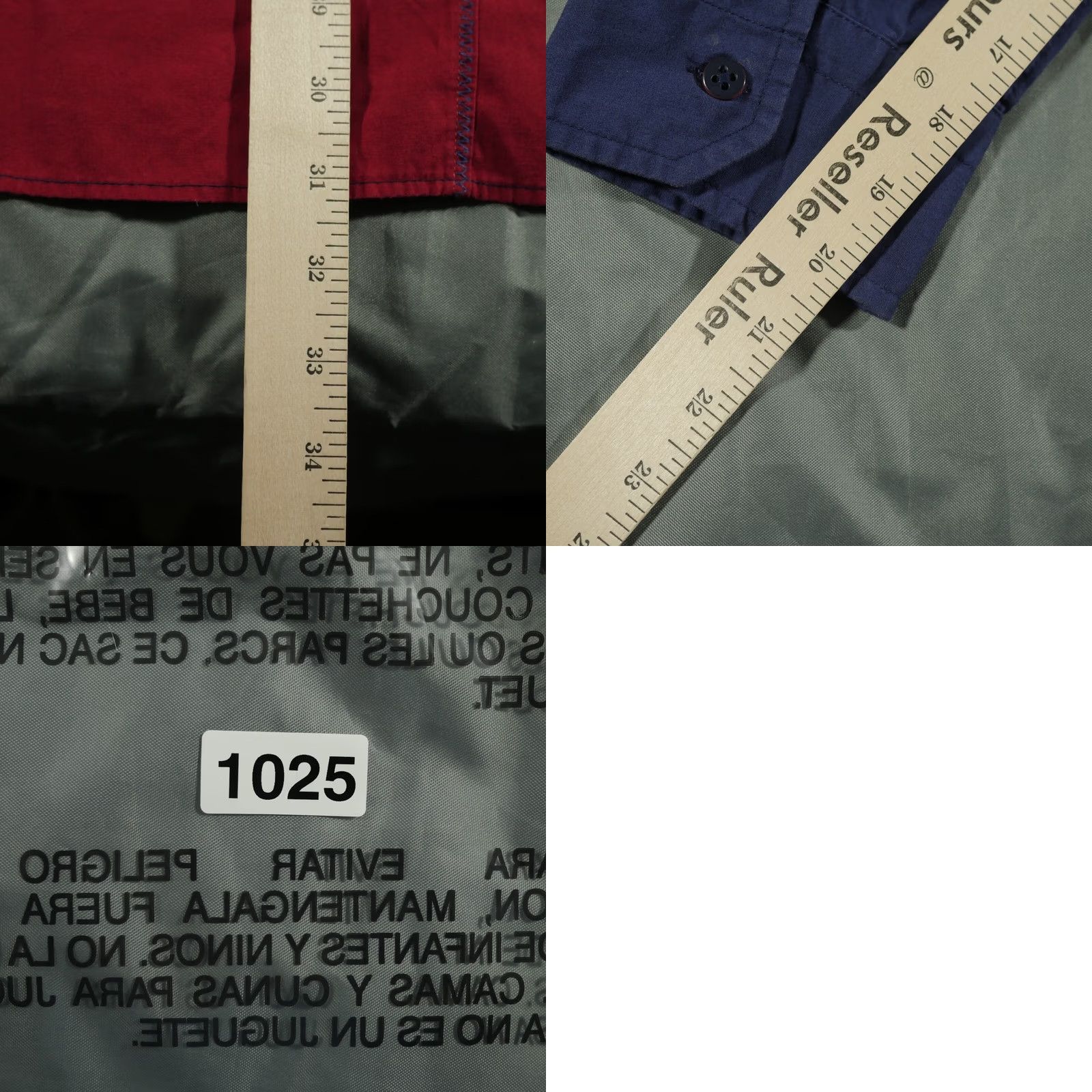Nautica Nautica Hydro Race Shirt Mens 2XL Blue Red Colorblock Barrel Cuff Button-Up Classic Fit Short Sleeve? Size US XXL / EU 58 / 5 - 9 Thumbnail