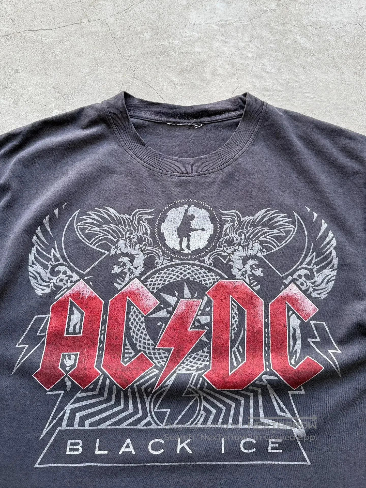 Vintage Vintage 90s AC/DC Black Ice Band Tee. Size US L / EU 52-54 / 3 - 3 Thumbnail