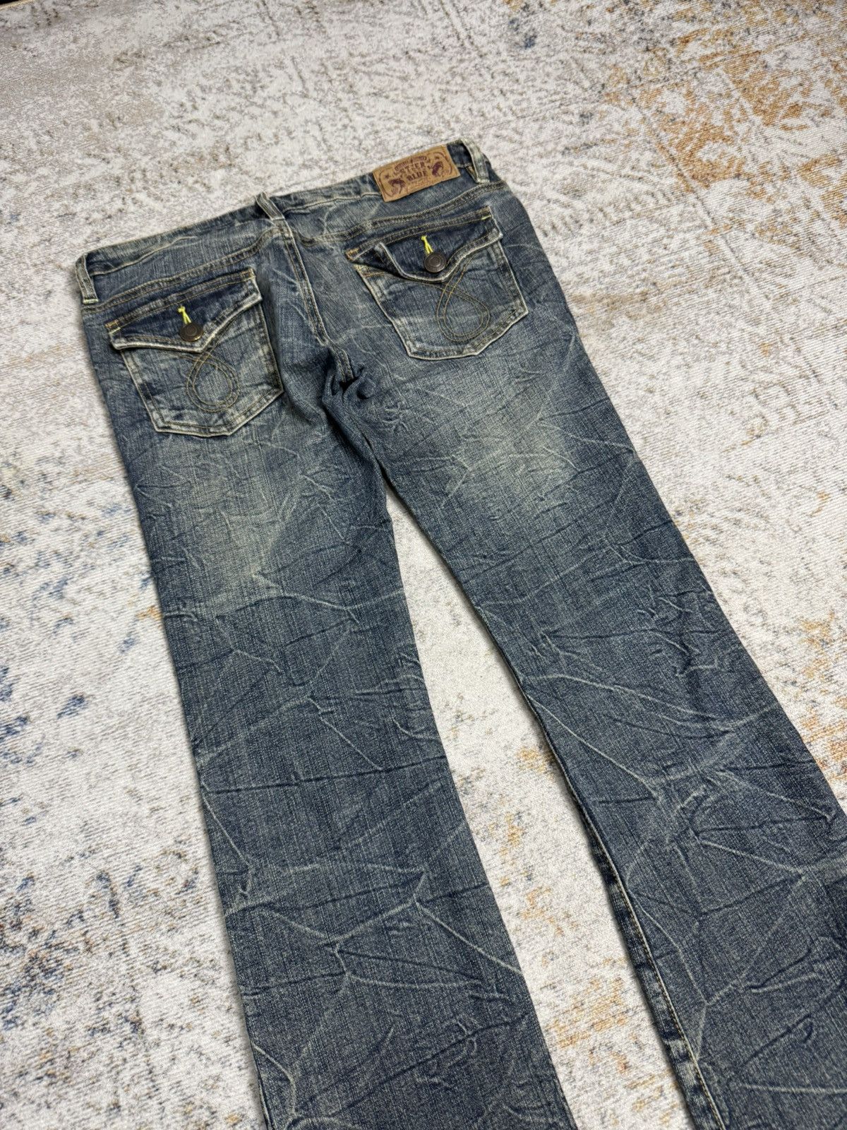 Tornado Mart Steer blue y2k ifsix style denim pants Size US 32 / EU 48 - 5 Thumbnail