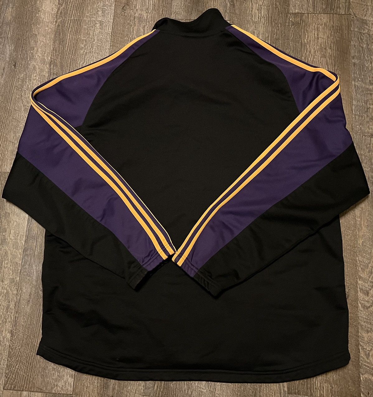NBA Adidas Lakers Warm Up Jacket size 2XL Size US XXL / EU 58 / 5 - 4 Thumbnail