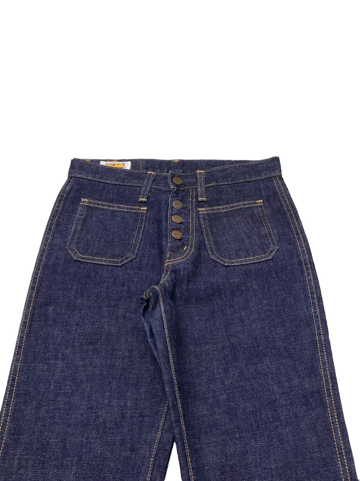 Big John × Hysteric Glamour × Levi's 80s Big John Rat Bell Bottom Button Fly Flared Raw Jeans Size US 28 / EU 44 - 7 Thumbnail
