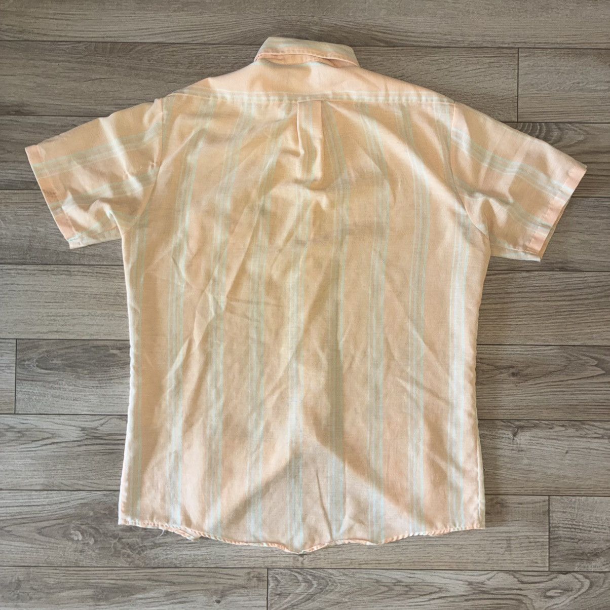Other 70s/80s Par Four Sportswear orange striped button up shirt Size US L / EU 52-54 / 3 - 3 Thumbnail