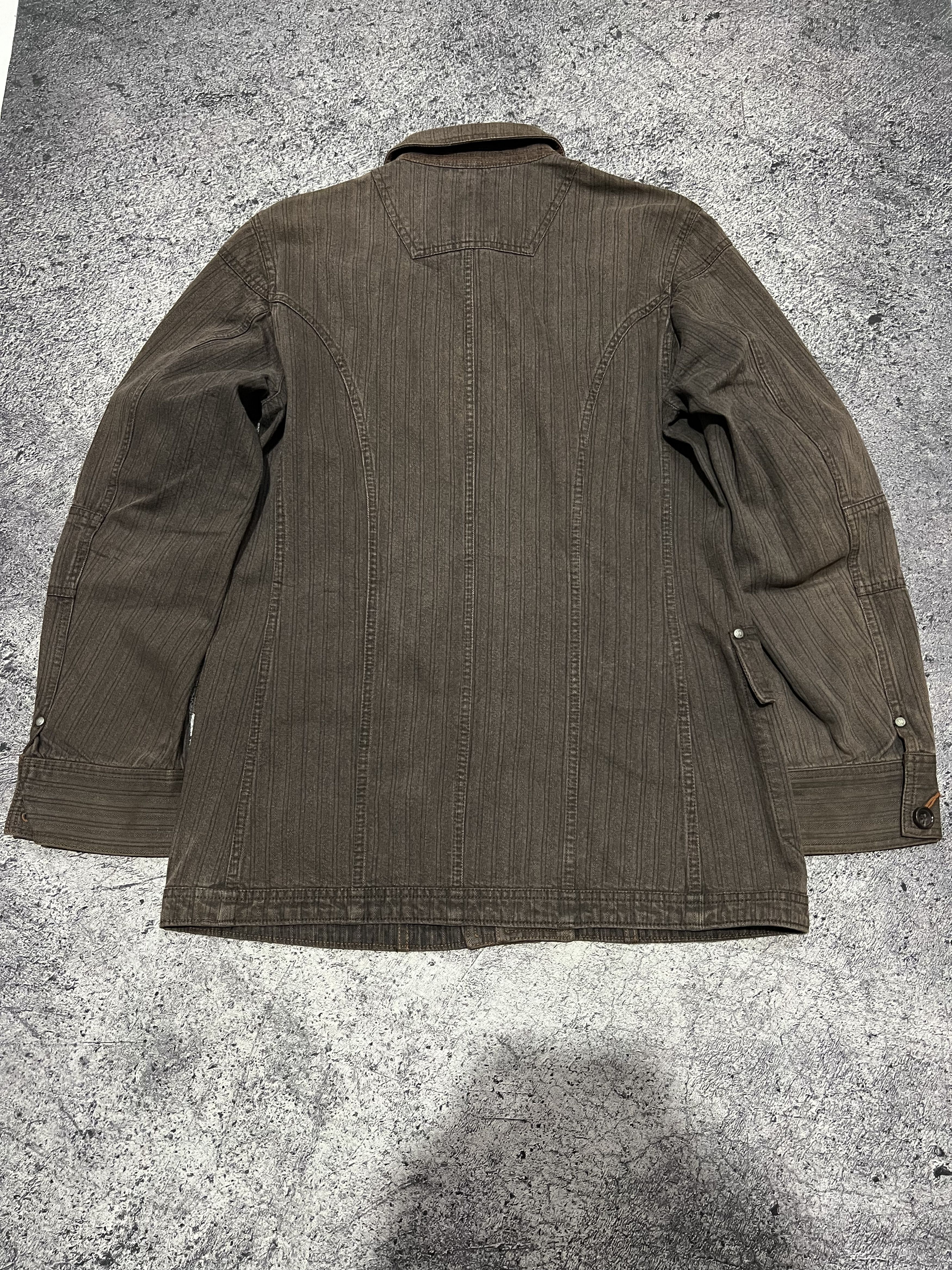 Nicole Club 2000s Nicole Club For Men Stripe Chore Work Ifsix y2k Lgb Size US M / EU 48-50 / 2 - 2 Thumbnail