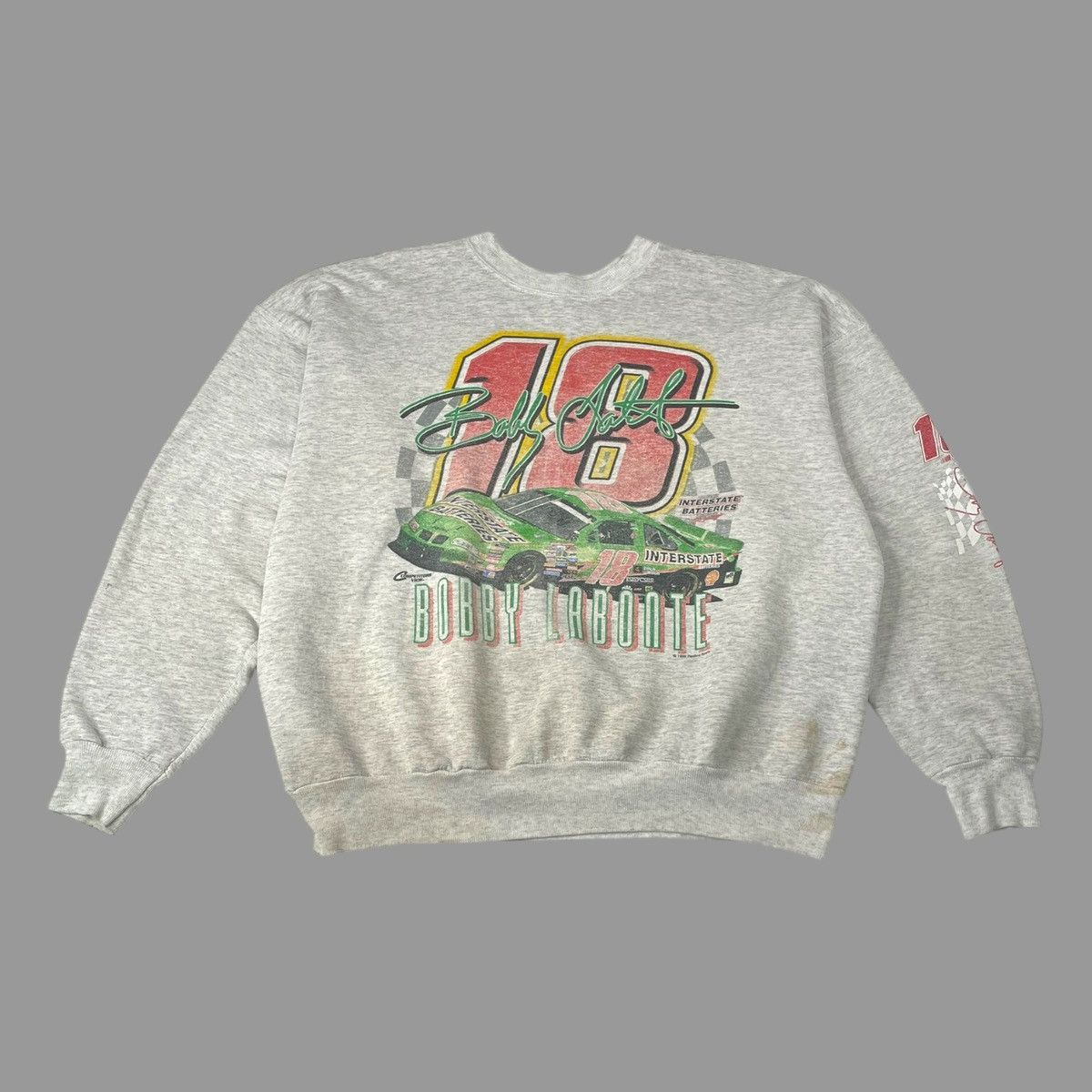 NASCAR × Vintage Vintage 1998 Bobby labonte nascar sweatshirt Size US XL / EU 56 / 4 - 1 Thumbnail