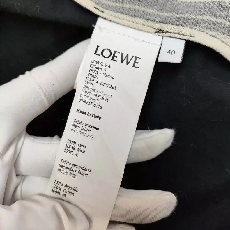 Loewe Loewe Black and white striped shirt Size S / US 4 / IT 40 - 4 Thumbnail