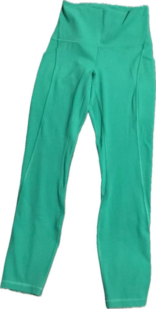 Lululemon Wunder train high rise crop tights with pockets Size 27" / US 4 / IT 40 - 1 Thumbnail