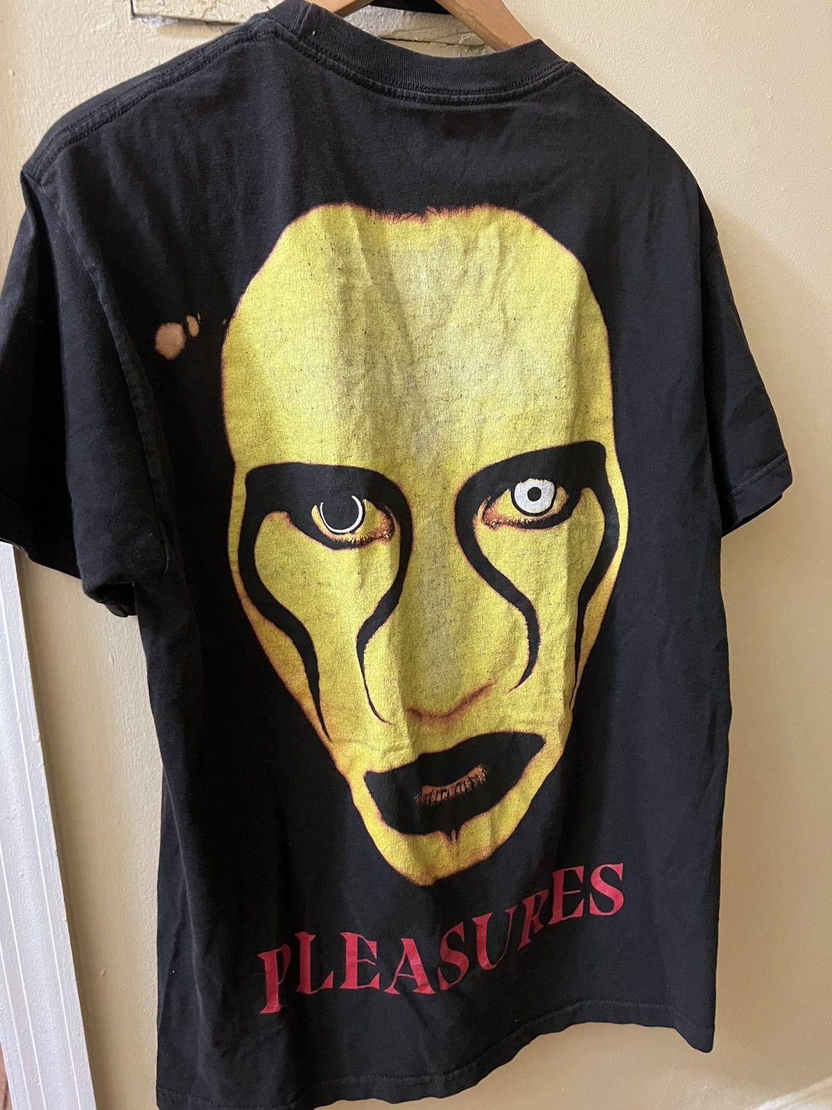 image of Marilyn Manson x Pleasures in Black, Men's (Size Large)