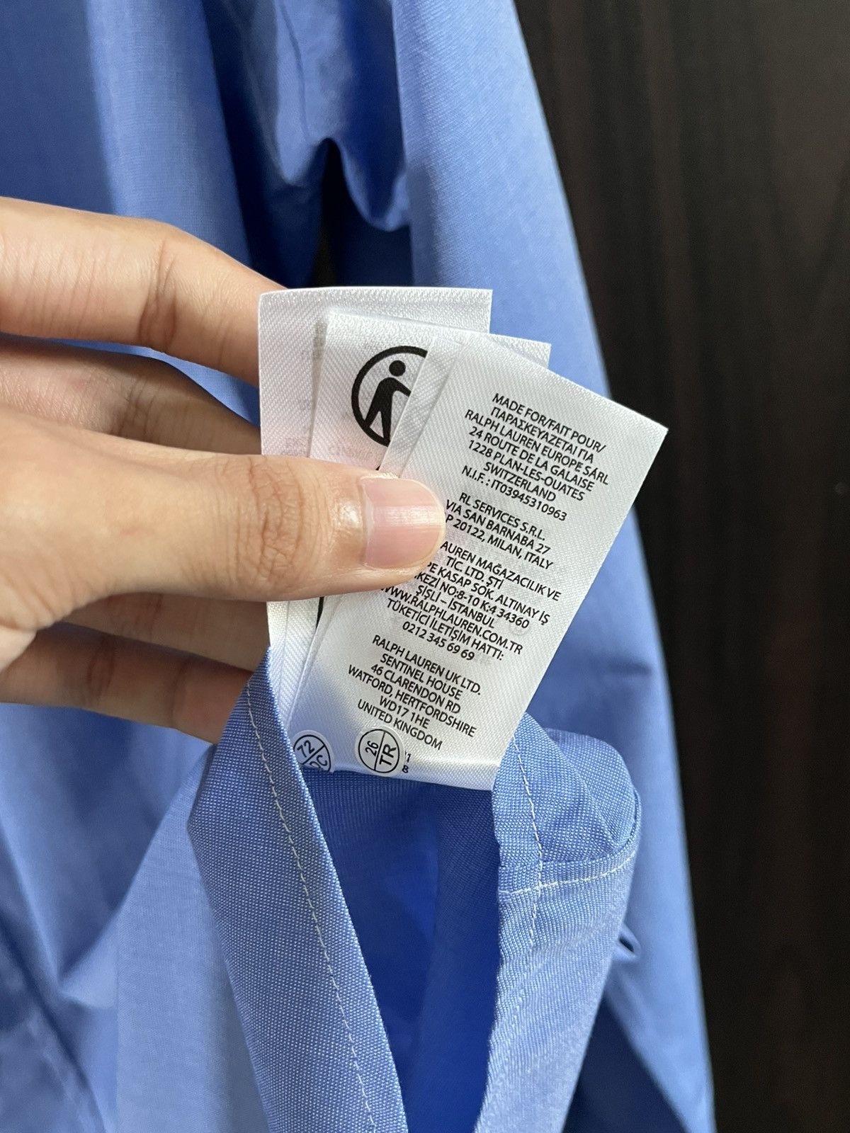 Polo Ralph Lauren Polo Ralph Lauren Custom Fit Stretch Poplin Shirt Size US L / EU 52-54 / 3 - 4 Thumbnail