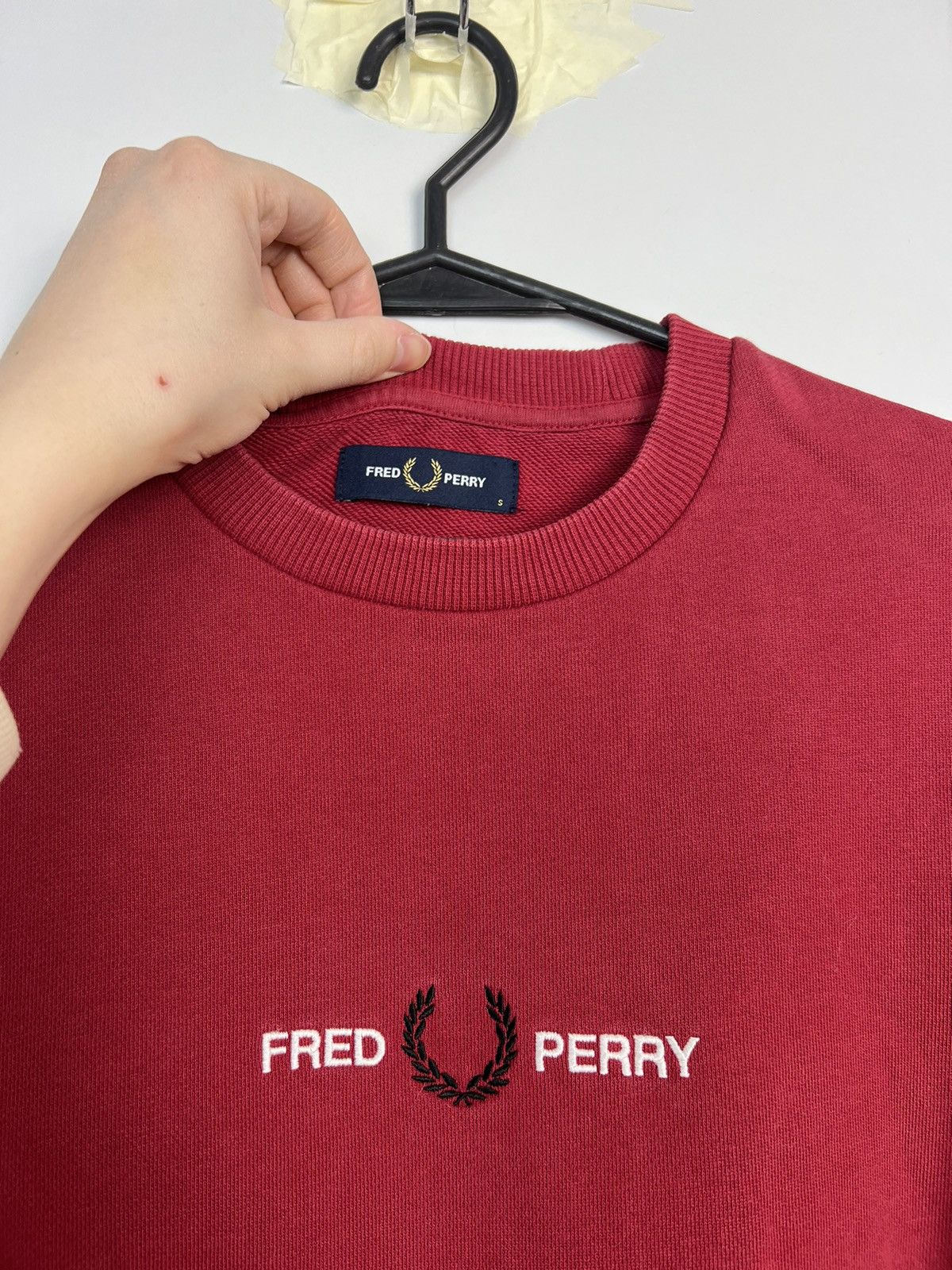 Fred Perry Sweatshirt Fred Perry Big Logo 100% Cotton Size US S / EU 44-46 / 1 - 2 Thumbnail