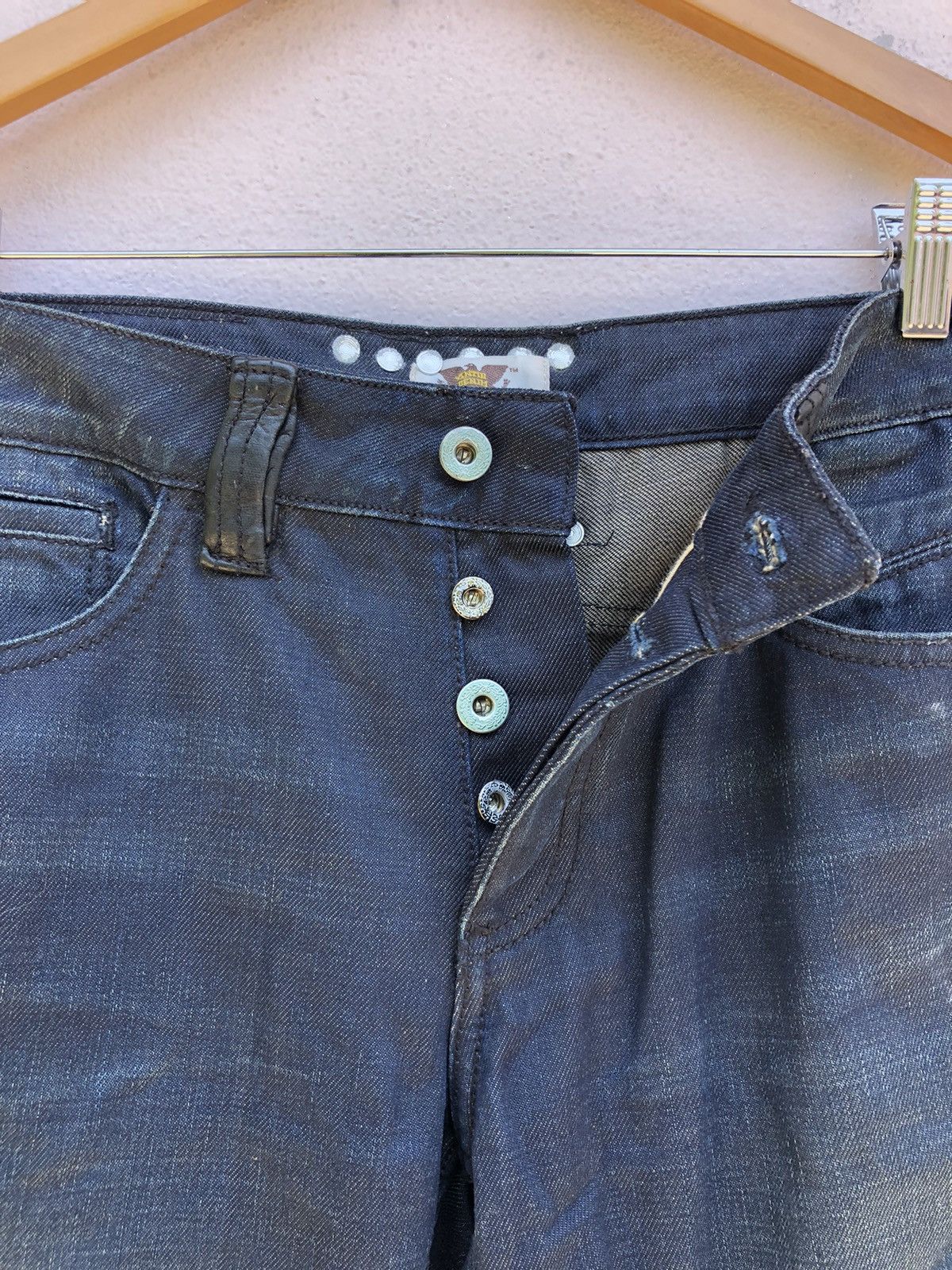 Antik Denim ANTIK Stud Denim/Leather With Lanyard Size US 32 / EU 48 - 11 Thumbnail