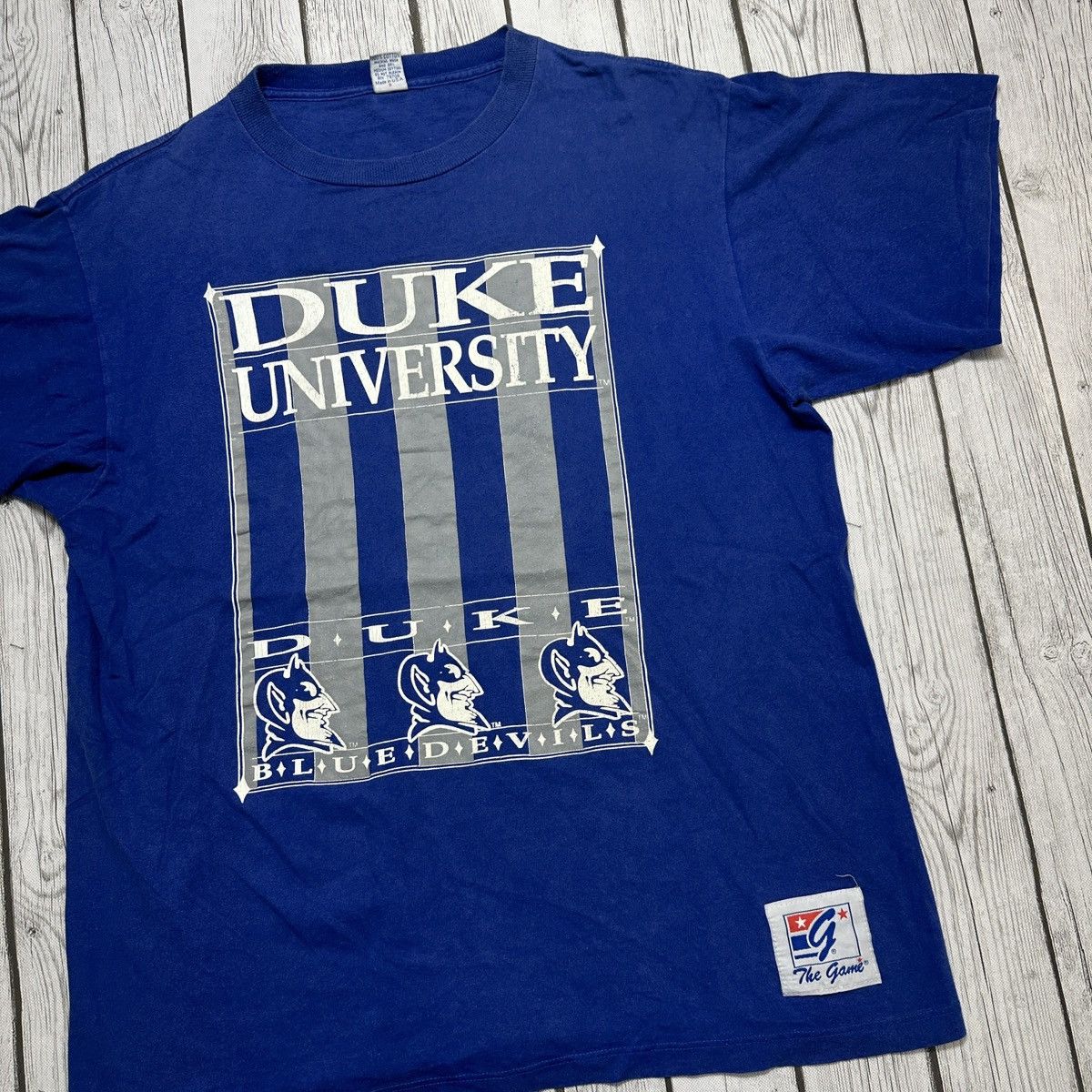 NCAA × The Game × Vintage Vintage Duke Blue Devils tee Size US L / EU 52-54 / 3 - 3 Thumbnail