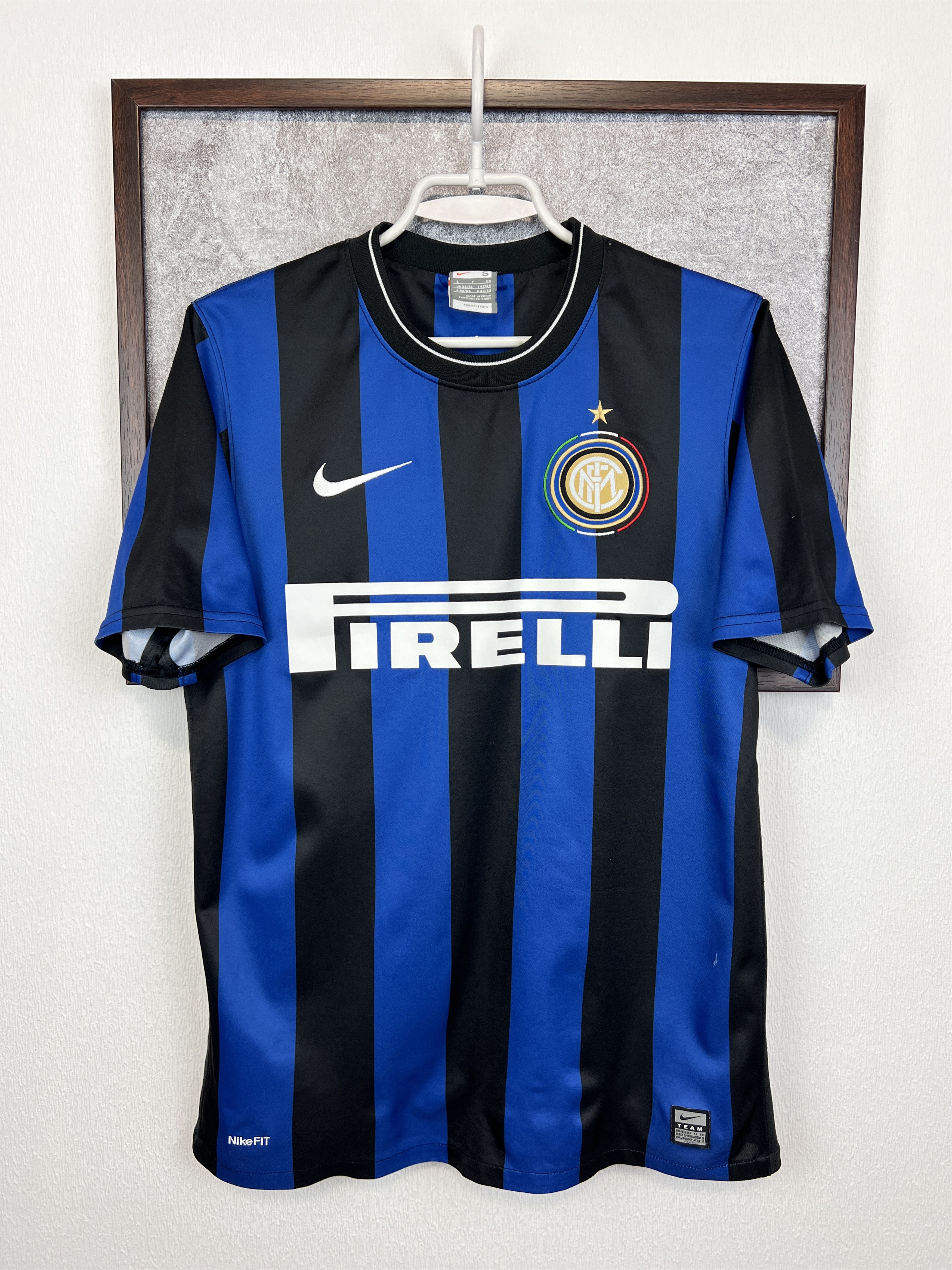 Nike Vintage Inter Milan Nike Pirelli Jersey #9 L/S | Grailed