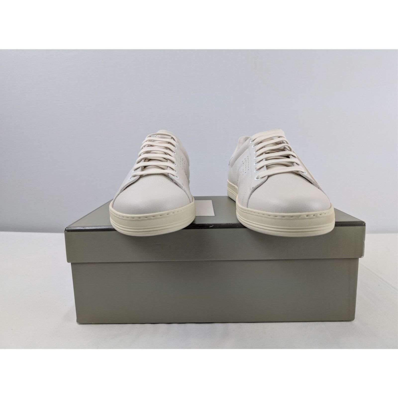 Tom Ford o1rshd1 Low top Sneakers shoe in White Size US 13 / EU 46 - 14 Thumbnail