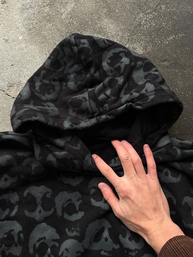 Other Custom all-over skull print hoodie handmade Size US L / EU 52-54 / 3 - 5 Thumbnail